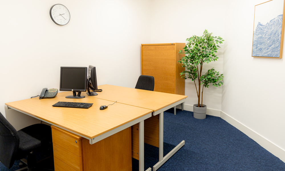 Office 14 at Caledonia Business Centre — serviced office in Thornliebank, Glasgow